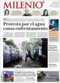 Portada de Milenio - Jalisco (M&eacute;xico)