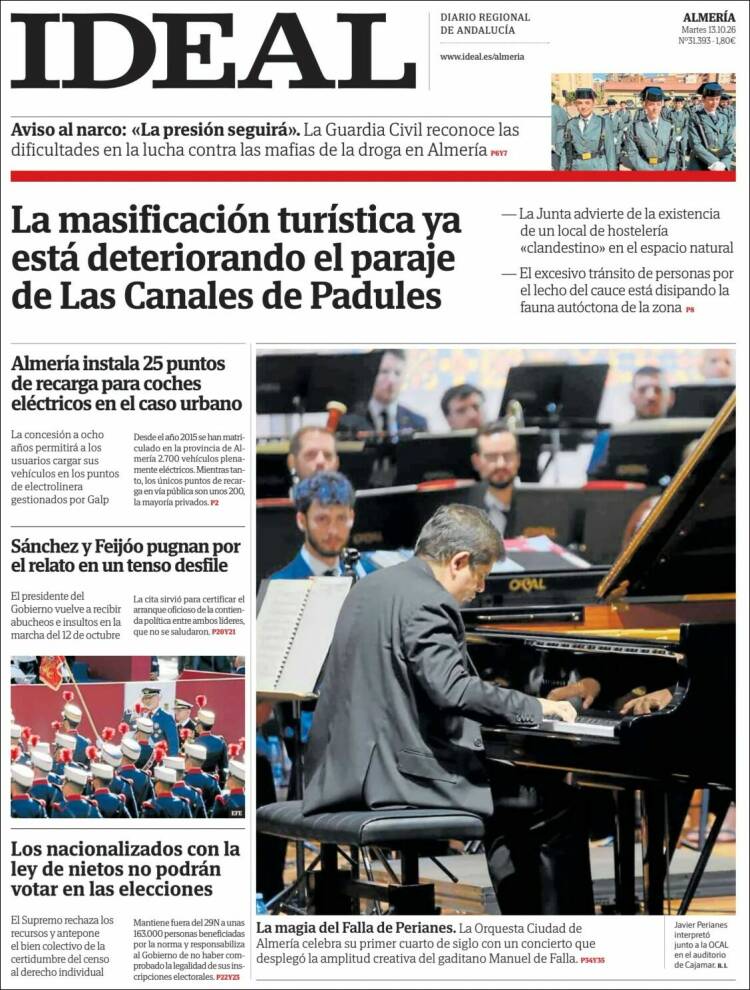 Portada de Ideal Almeria (Espa&ntilde;a)