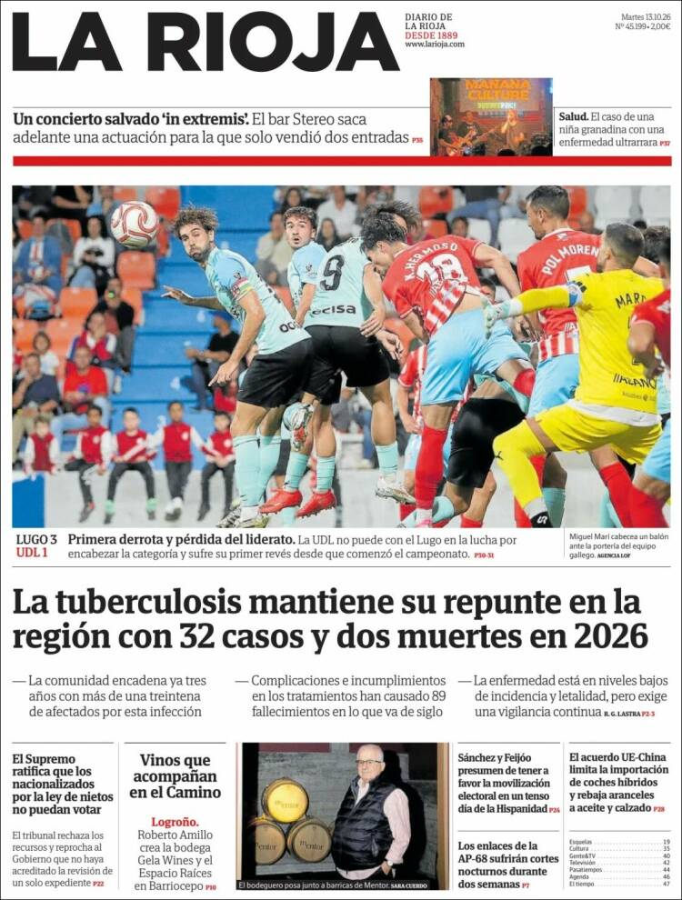 Portada de La Rioja (Espa&ntilde;a)