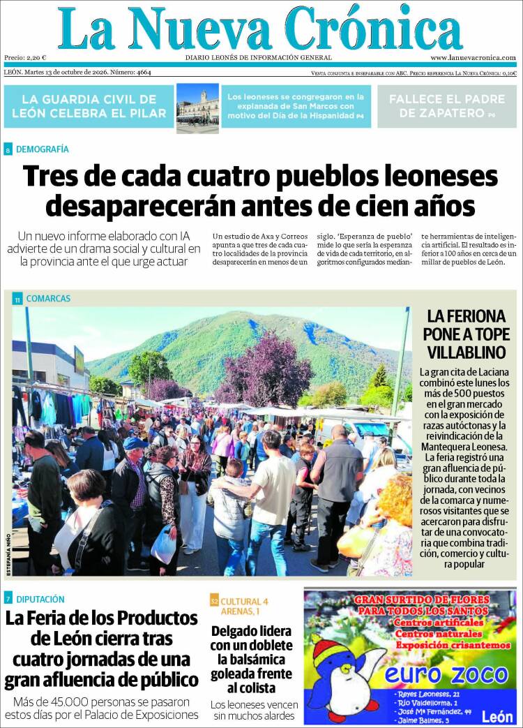 Portada de La Nueva Crónica (Espa&ntilde;a)