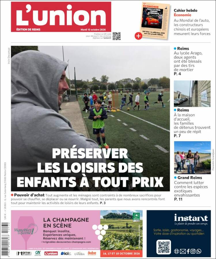 Portada de L'Union (France)