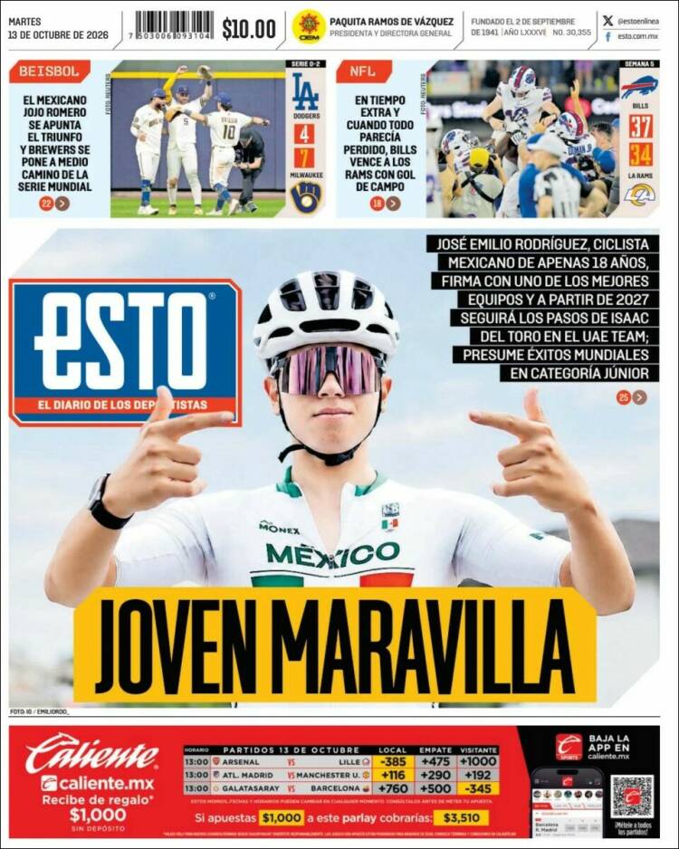 Portada de Esto (M&eacute;xico)