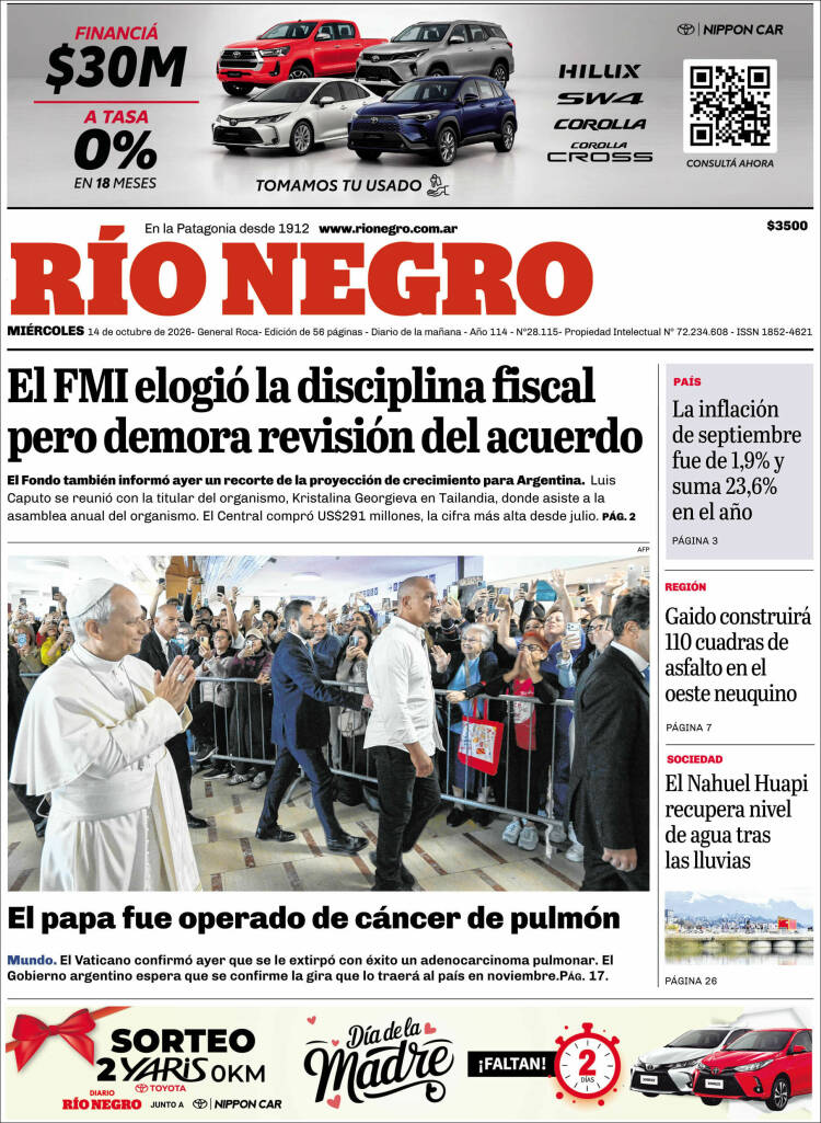 Portada de Rio Negro (Argentina)