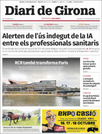 Portada de Diari de Girona (Espa&ntilde;a)