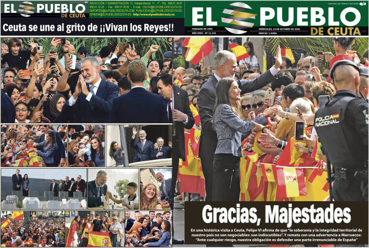 Portada de El Pueblo de Ceuta (Espa&ntilde;a)