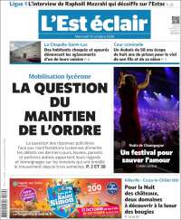 Portada de L'Est Eclair (Francia)