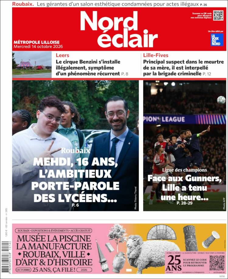 Portada de Nord Éclair (Francia)
