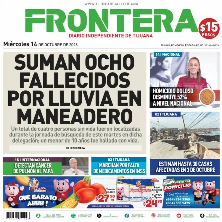 Portada de Frontera (M&eacute;xico)
