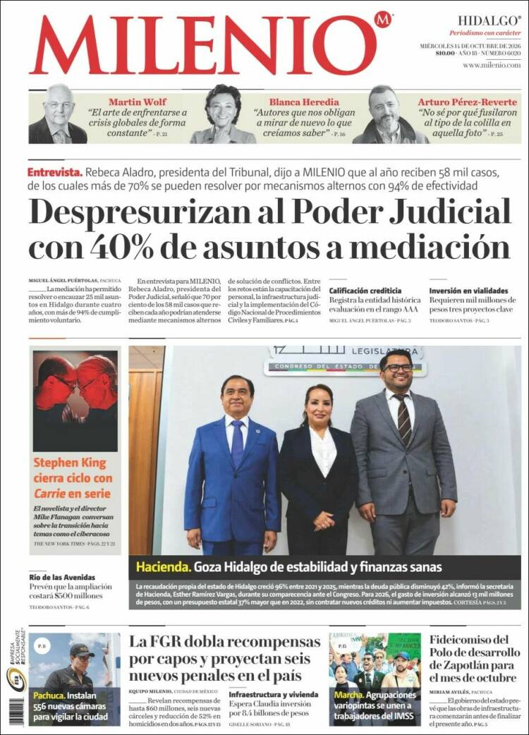 Portada de Milenio de Hidalgo (M&eacute;xico)