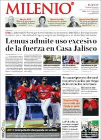 Portada de Milenio - Jalisco (M&eacute;xico)