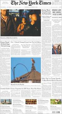Portada de New York Times (&Eacute;tats-Unis)