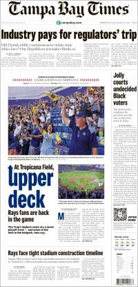 Portada de Tampa Bay Times (&Eacute;tats-Unis)