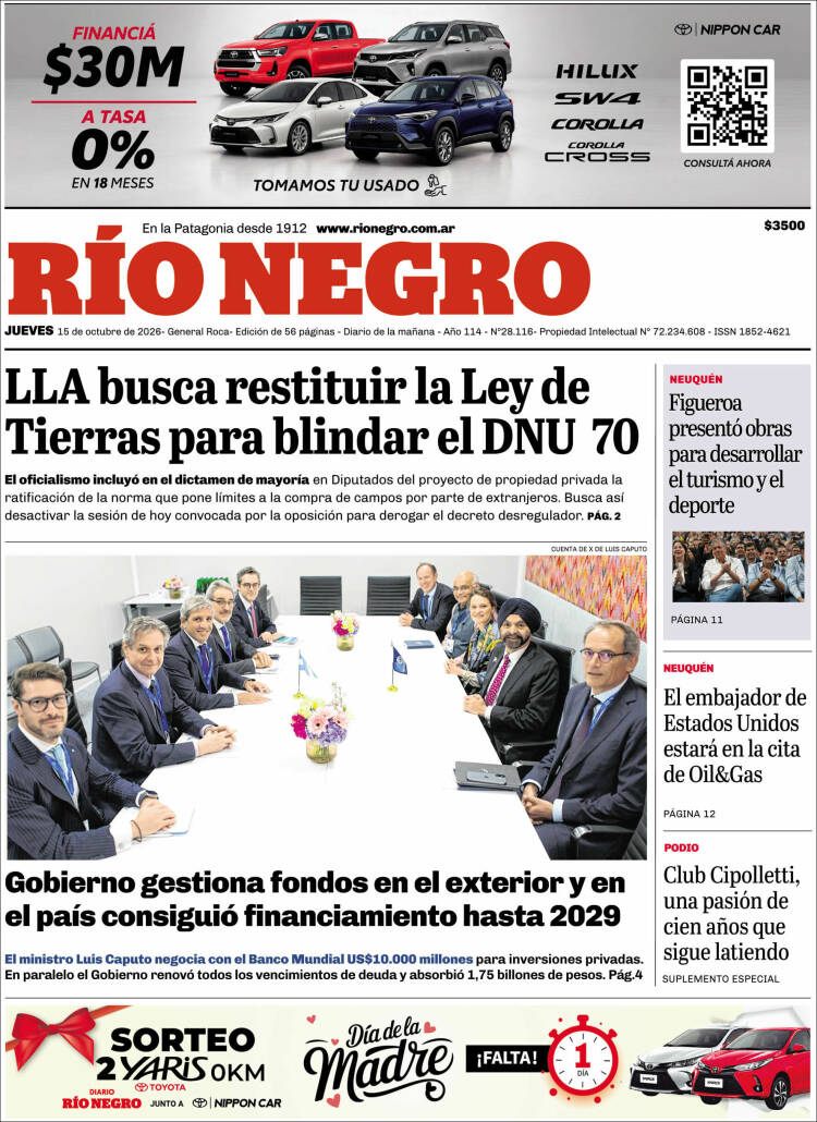 Portada de Rio Negro (Argentina)