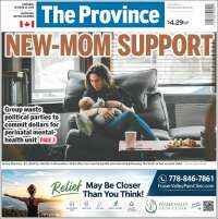 Portada de The Province (Canad&aacute;)