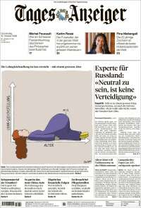 Portada de Tages-Anzeiger (Suiza)