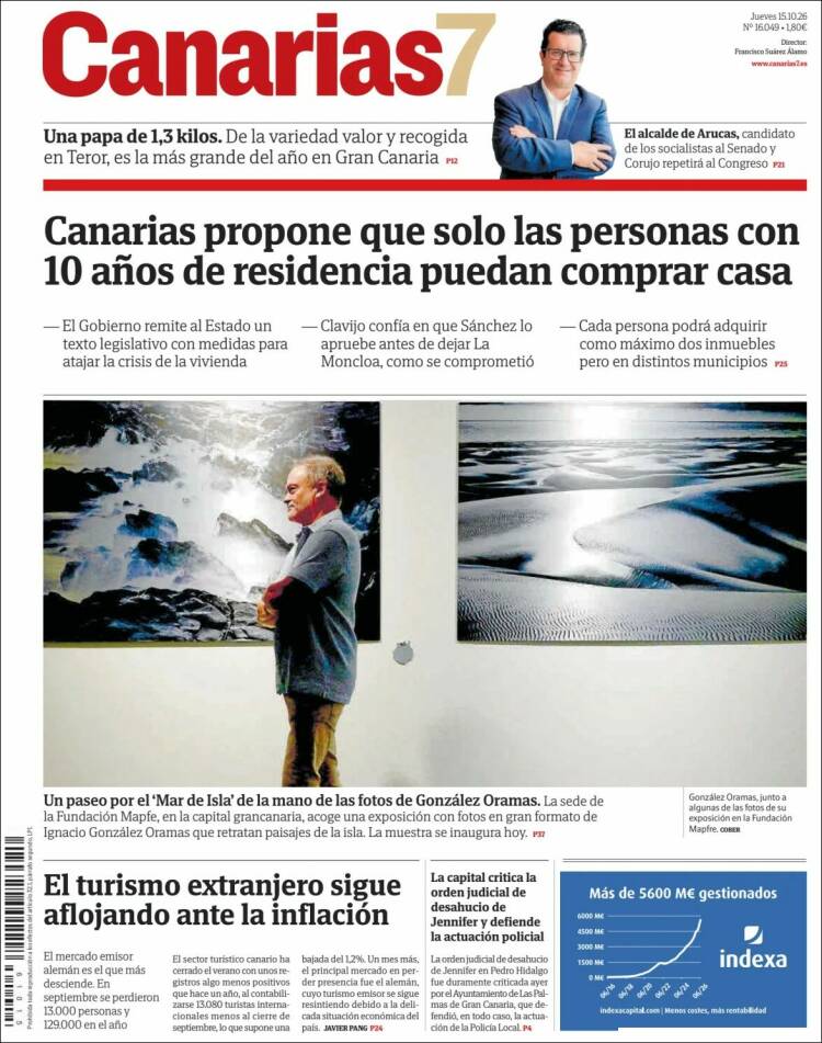 Portada de Canarias 7 (Espa&ntilde;a)