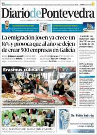 Portada de Diario de Pontevedra (Espa&ntilde;a)