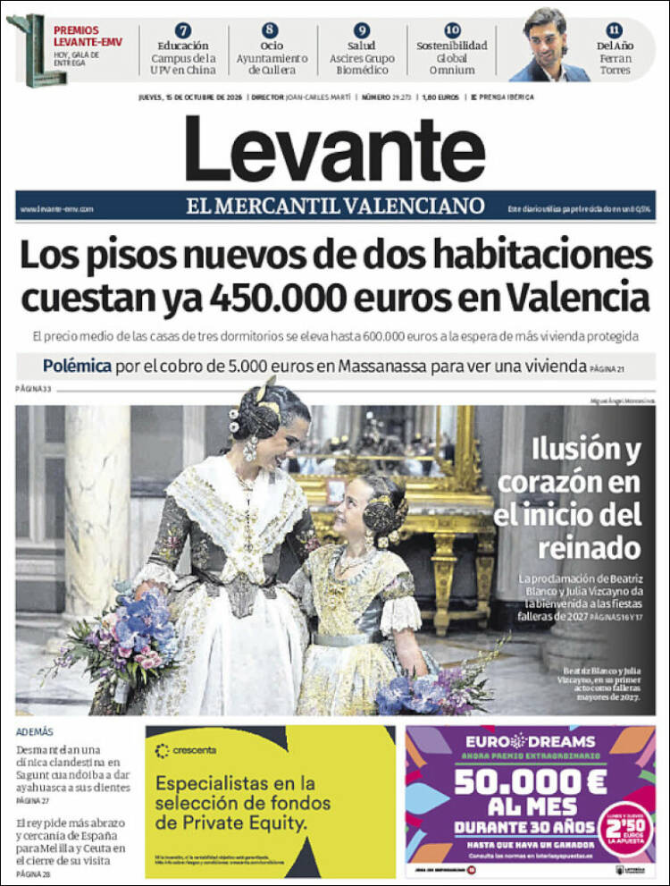 Portada de Levante (Espa&ntilde;a)