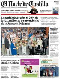 Portada de Norte de Castilla - Palencia (Espa&ntilde;a)