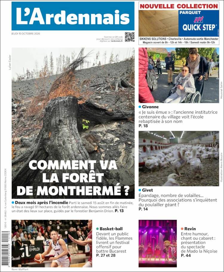 Portada de L'Ardenais (Francia)