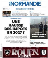Portada de Paris Normandie (Francia)