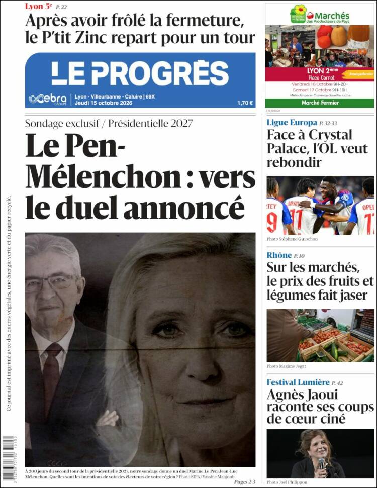 Portada de Progres de Fecamp (Francia)