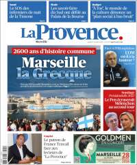Portada de La Provence (Francia)