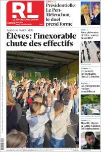 Portada de Le Republicain Lorrain (Francia)