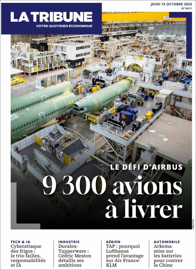 Portada de La Tribune (France)
