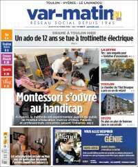 Portada de Var-Matin (Francia)