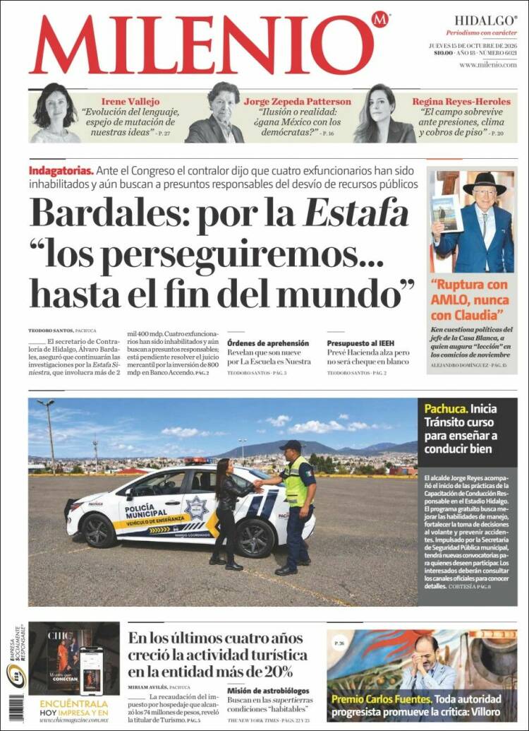 Portada de Milenio de Hidalgo (M&eacute;xico)