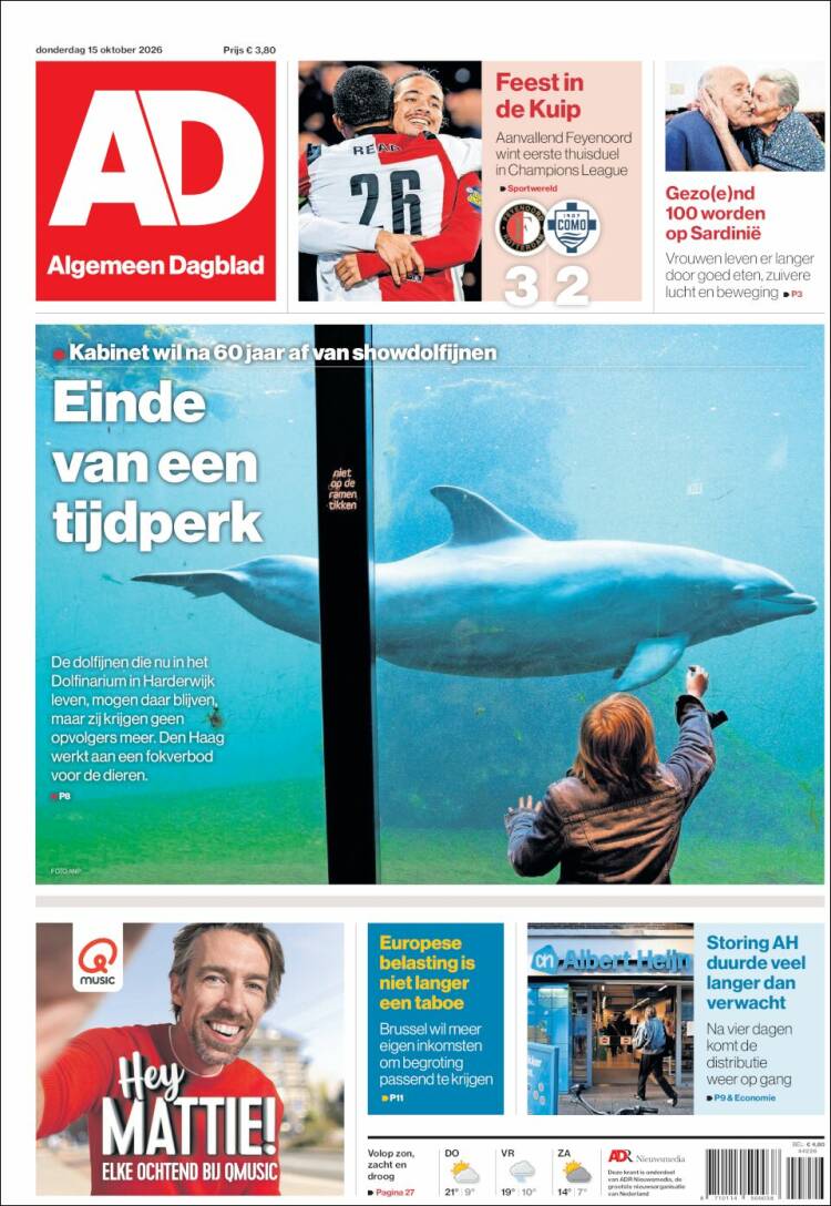 Portada de AD (Pa&iacute;ses Bajos)