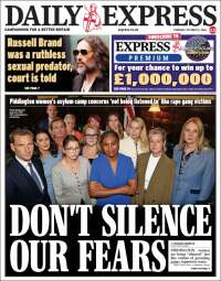 Portada de Daily Express (Reino Unido)