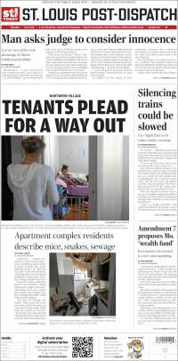 Portada de St. Louis Post-Dispatch (USA)