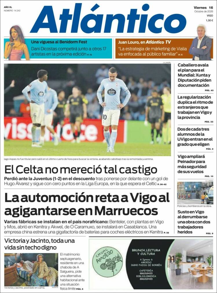 Portada de Atlántico Diario (Espa&ntilde;a)
