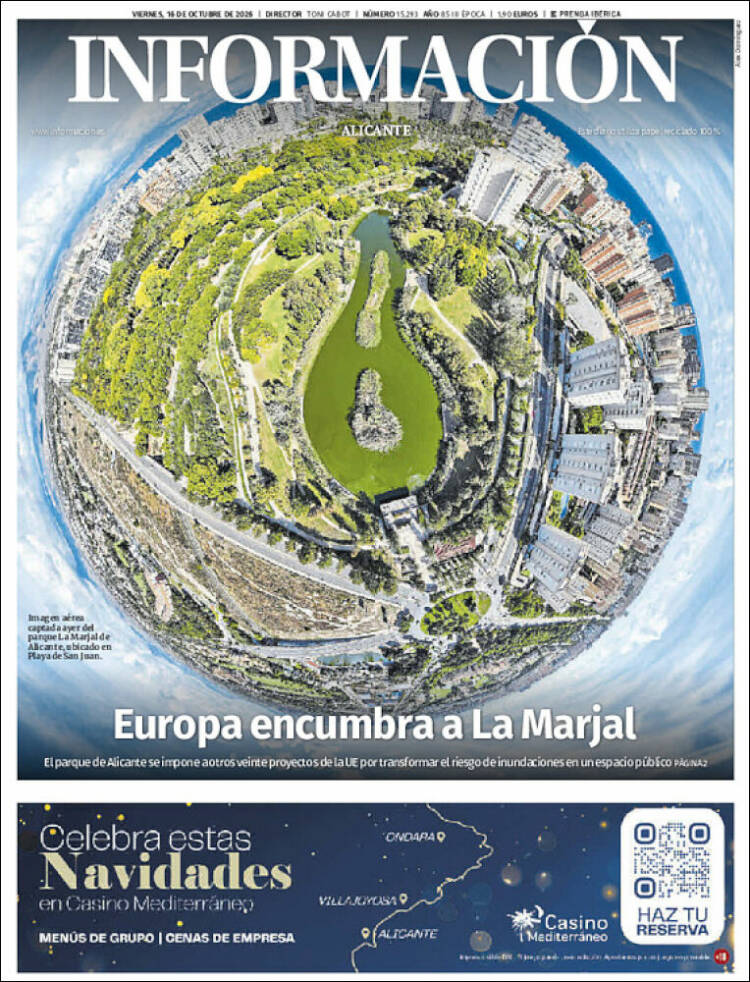 Portada de Diario Información (Espa&ntilde;a)