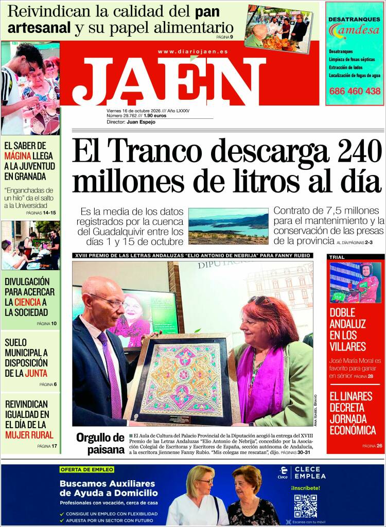 Portada de Diario Jaén (Espa&ntilde;a)