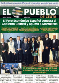 Portada de El Pueblo de Ceuta (Espa&ntilde;a)