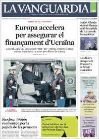 Portada de La Vanguardia (Espa&ntilde;a)