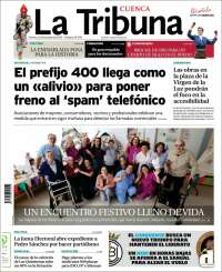 Portada de La Tribuna de Cuenca (Spain)