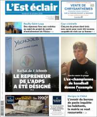 Portada de L'Est Eclair (Francia)