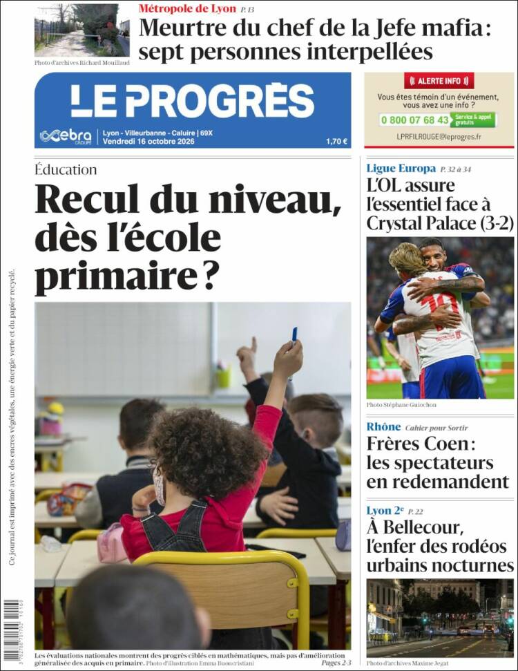 Portada de Progres de Fecamp (Francia)