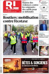 Portada de Le Republicain Lorrain (Francia)
