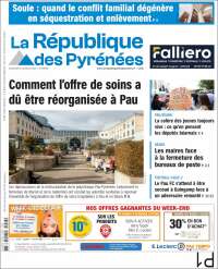 Portada de La République des Pyrénées (Francia)