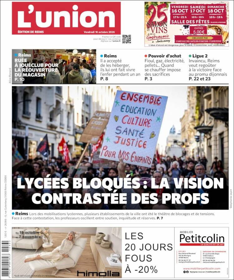 Portada de L'Union (France)