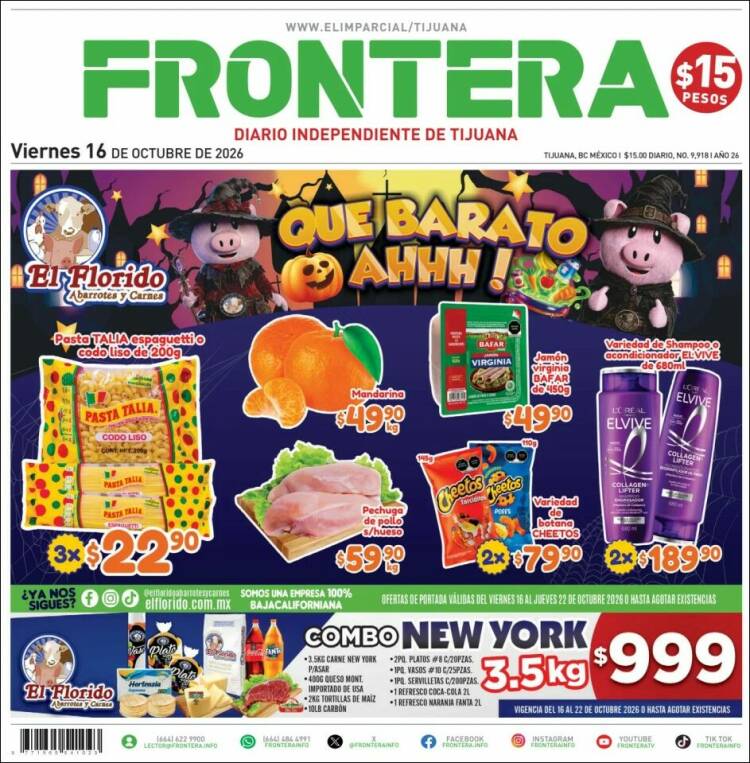 Portada de Frontera (M&eacute;xico)