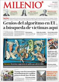 Portada de Milenio (M&eacute;xico)