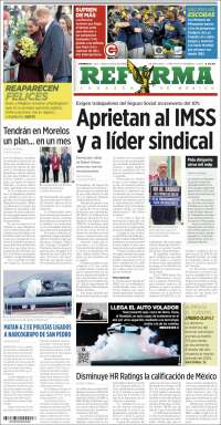 Portada de Reforma (M&eacute;xico)