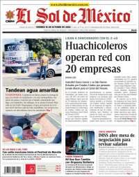 Portada de El Sol de México (M&eacute;xico)