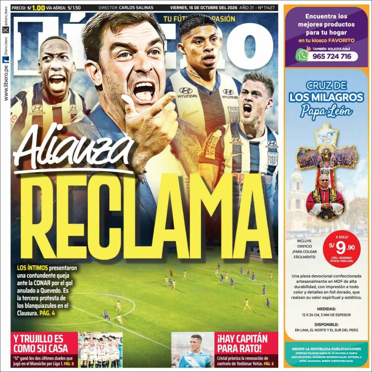 Portada de Líbero (Per&uacute;)